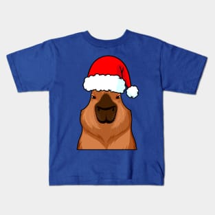 Christmas Capybara Kids T-Shirt